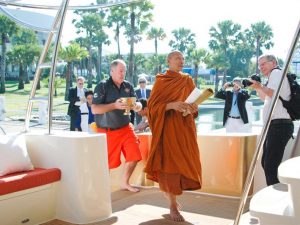 3 Heliotrope 65 Buddhist Monk Blessing Ceremony