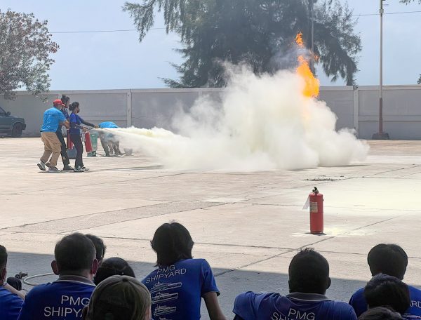 Annual Fire Drill at PMG